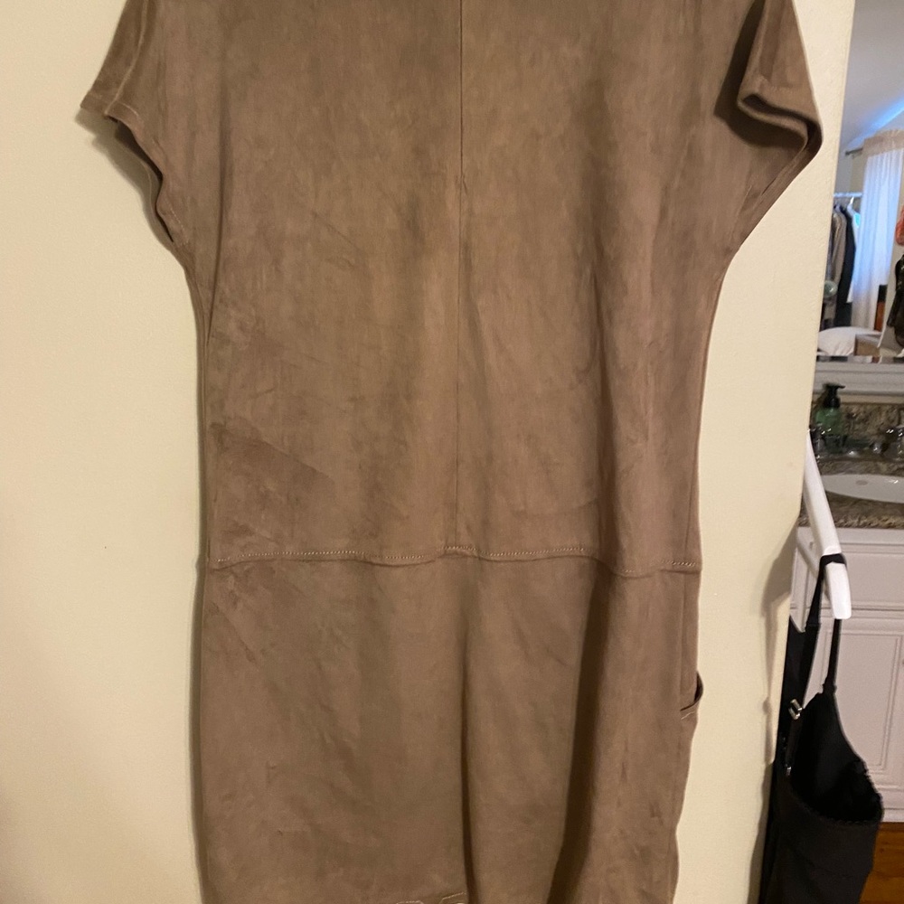 Kenneth Cole Suede Vintage Brown Soft Dress Rustic - Picture 7 of 9